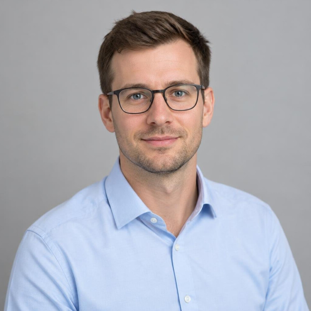 Portrait of a young man in a shirt