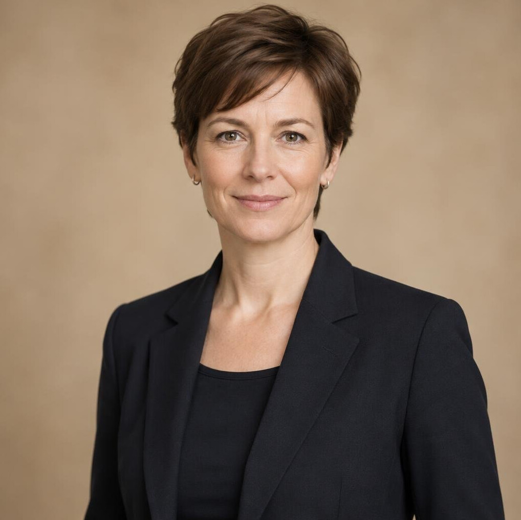 Portrait of a woman researcher with short hair